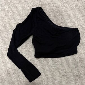 Klassy Network Black One-Shoulder Top